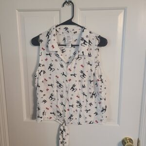 Kiki The Brand Women's Multi Vintage Blouse XL